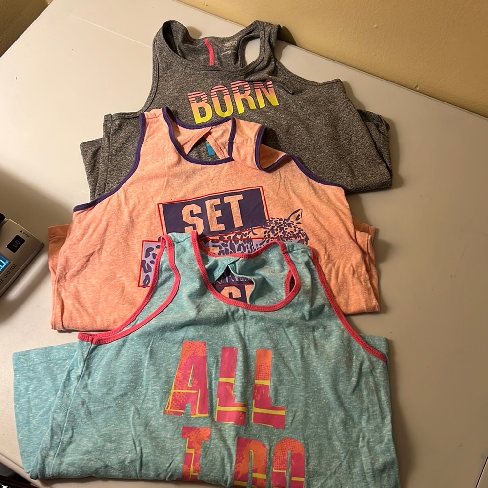 Danskin Now girls tank tops lot - Large 10/12 EUC